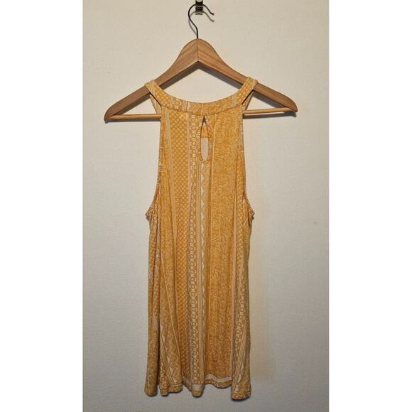 Torrid Womens size 0X Butter Yellow Paisley Trapeze Bandana Print Tank Western - Picture 3 of 5